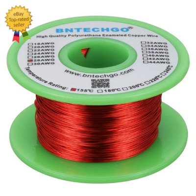 28 AWG Magnet Wire - Enameled Copper Wire - Enameled Magnet Winding Wire - 4 ...
