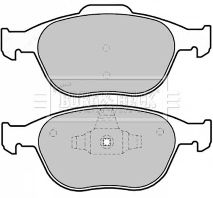 Brake Pads Set fits FORD TRANSIT CONNECT TDCi 1.8D Front 02 to 13 B&B 1355950 - Image 7