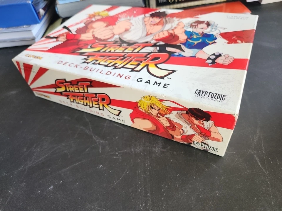 Street Fighter Cryptozoic Juego de Cartas Deck Building Box Capcom 2014 Foto 4 de 4