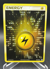 2005 Pokemon Lightening Energy Holo Rare Swirl Emerald 104/106 Vintage LP
