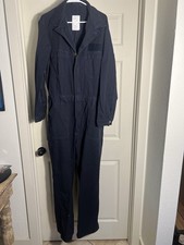 US NAVY SAILOR BLUE 4 XL/30.5 Inseam Jumpsuit COVERALLS   Flame Resistant