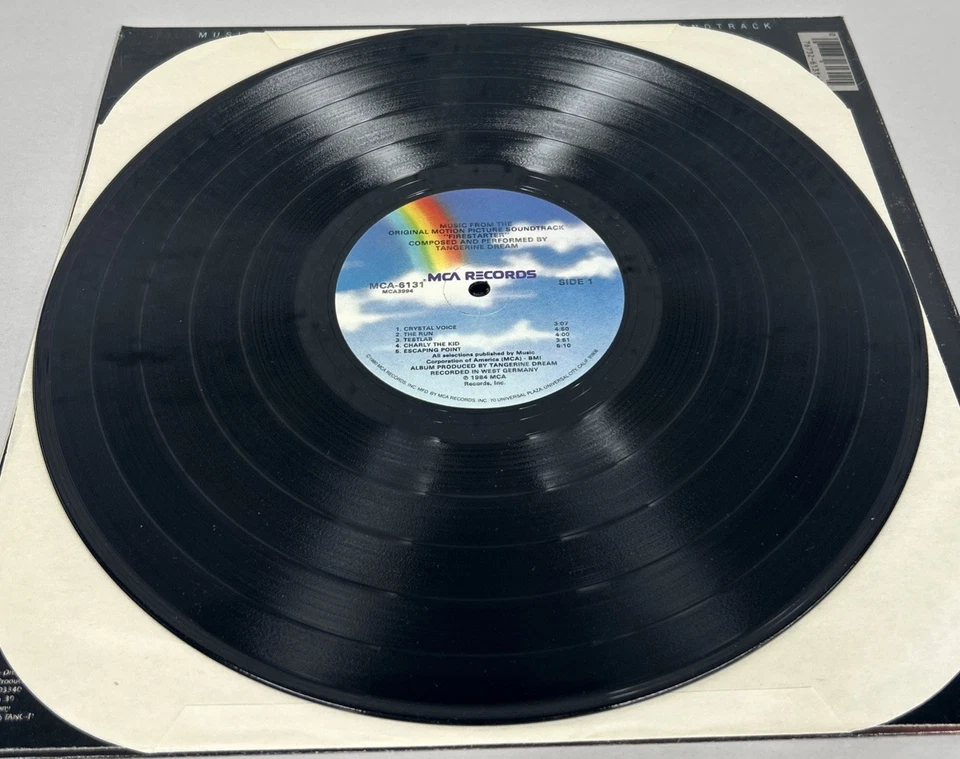 FIRESTARTER MOTION PICTURE SOUNDTRACK BY TANGERINE DREAM LP MCA-6131 - Image 3 of 4