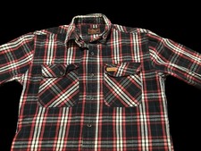 Five Brothers Flannel Western Heavy Shirt Size Medium