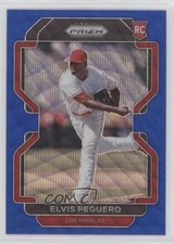 2022 Panini Prizm Tier II Blue Wave Prizm 8/60 Elvis Peguero #145 0c3