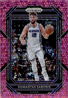 Domantas Sabonis 2022-23 Panini Prizm Fast Break Pink Prizms #143 49/50