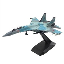 SU-35 Super Flanker Aircraft 1:100 Model  Fighter Aviation Military Exhibition