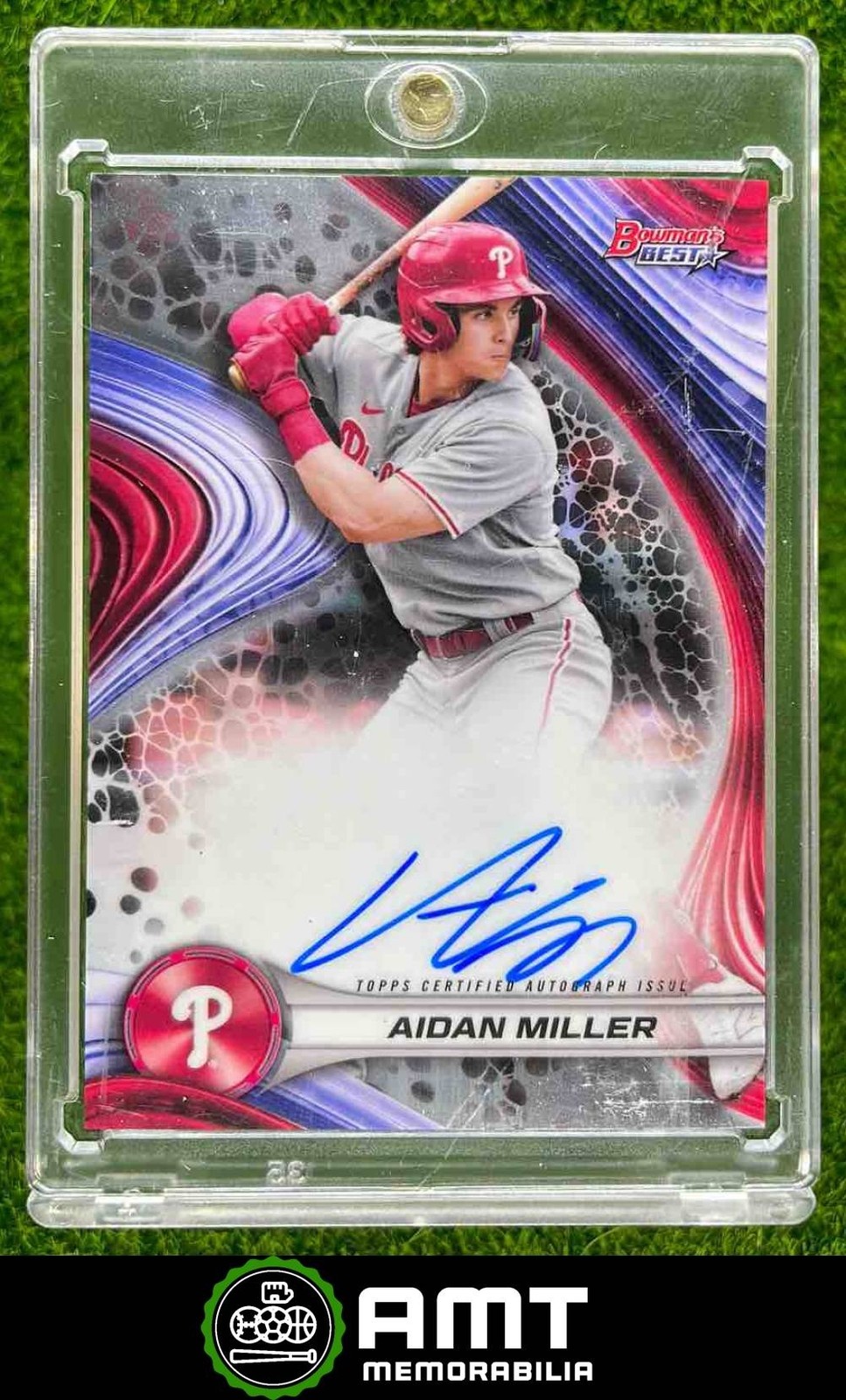 Aidan Miller 2024 Bowman's Best Best of Auto Philadelphia Phillies #B24-AM