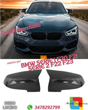 Calotte specchietti di ricambio nero lucido adatto per BMW SERIE 1 SERIE 2