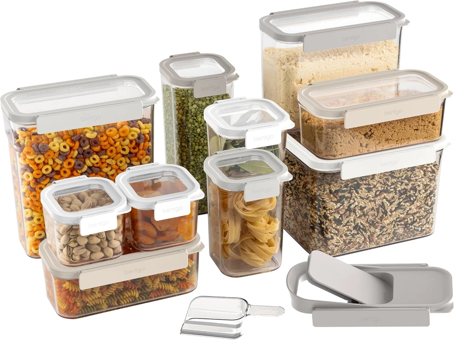 22-Piece Airtight Food Storage Set with Locking Lids & Bonus Scoop - BPA-Free
Opens in a new window 