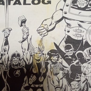 Marvelmania International Catalog 1973 Jack Kirby Thor Spider-Man