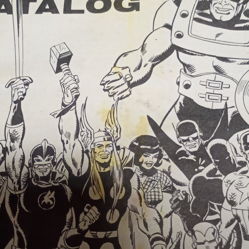 Marvelmania International Catalog 1973 Jack Kirby Thor Spider-Man