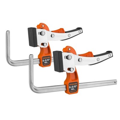 Jorgensen 6-5/8'' Ratcheting Table Clamps, Quick Release Track Saw Orange 