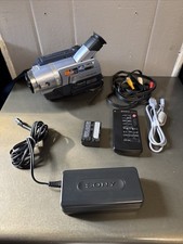 Sony Handycam DCR-TRV140 Digital 8 Camcorder Camera w/ Accessories TESTED Works