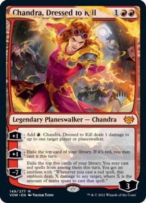 1x Chandra, Dressed to Kill - Promo Pack Near Mint MTG Magic - Kid Icarus -