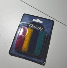 Vintage 1999 Goody 4 Terry Stretch Ponytail Holders Scrunchies NIB