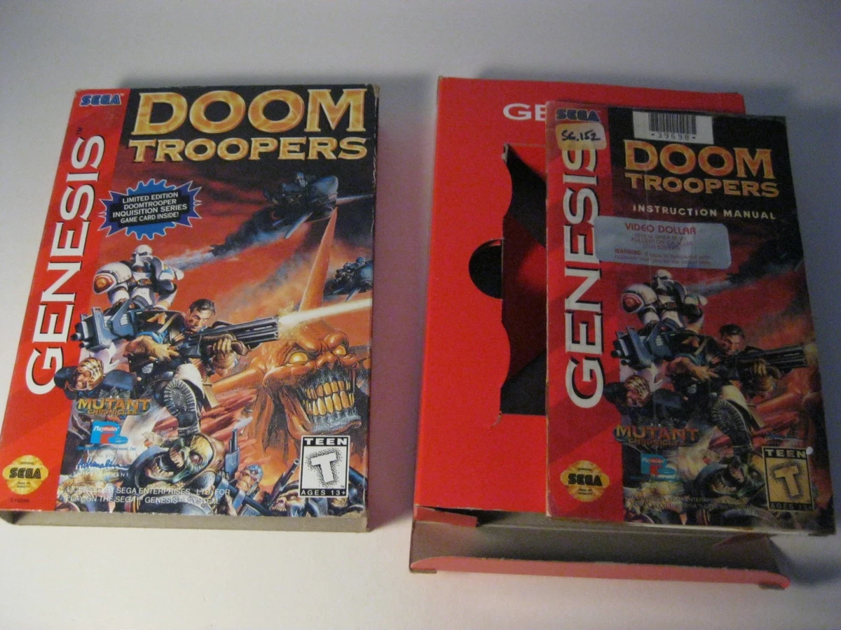 Shooter Video Games Doom Troopers 1995 for sale | eBay