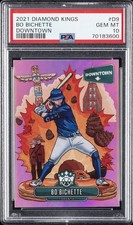 2021 DIAMOND KINGS DOWNTOWN #D9 BO BICHETTE PSA 10