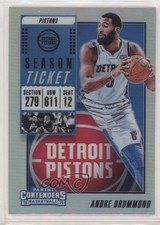 2018-19 Contenders Season Ticket Premium Edition Silver Prizm Andre Drummond fv8