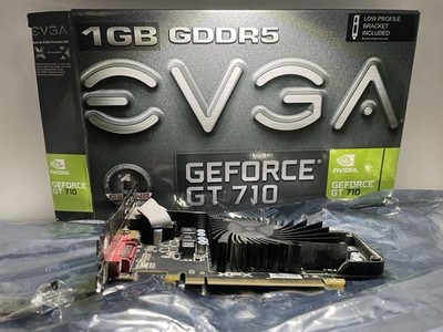 Nvidia EVGA GeForce GT 710 1GB DDR3 HDMI PC Video Graphics Card - Used