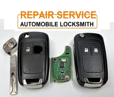 Für Vauxhall (Opel) Astra Insignia 2 Tasten Fernbedienung Schlüssel Reparatur Etui Abdeckung Ersatz
