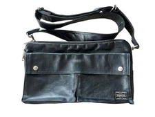 PORTER Black Shoulder Bag Yoshida brand