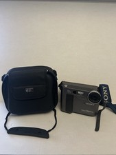 Sony Mavica MVC-FD73 0.4MP Digital Camera W/case - No Battery/cords - Untested