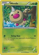 Weedle (1/12) [McDonald's Promos: 2014 Collection] Lightly Played Holofoil on eBay