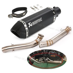 Exhaust Tips Mid Link Pipe Modified Motorcycle Muffler For Duke 690 2012-2018