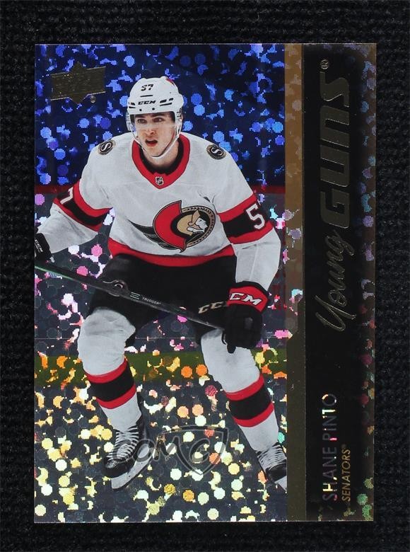 2021 Upper Deck Series 1 Young Guns Speckled Rainbow Foil Shane Pinto #246 0ks3