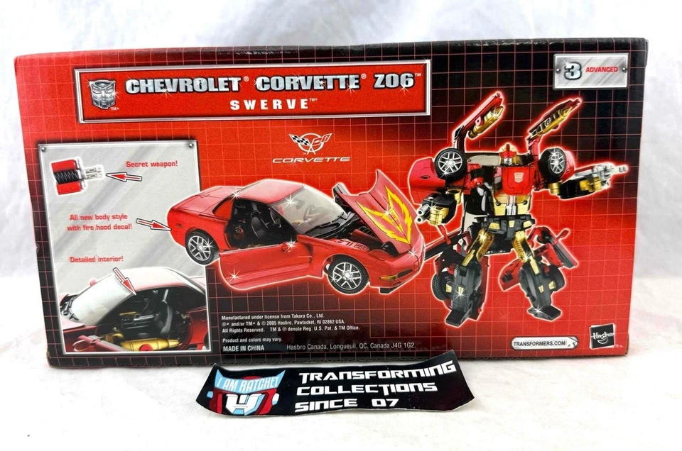 Transformers 2006 Alternators Chevrolet Corvette Z06 Swerve MISB - Image 2 of 2