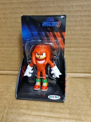 Jakks Pacific Sonic The Hedgehog The Movie 3 Knuckles 2,5'' Actionfigur Neu
