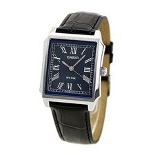 CASIO Standard MTP-B190L-2BVDF Watch Quartz Analog Navy Stainless Steel