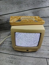 1996 Panasonic CT-9R10T Color TV Retro Gaming 9" CRT Monitor Tested No Remote