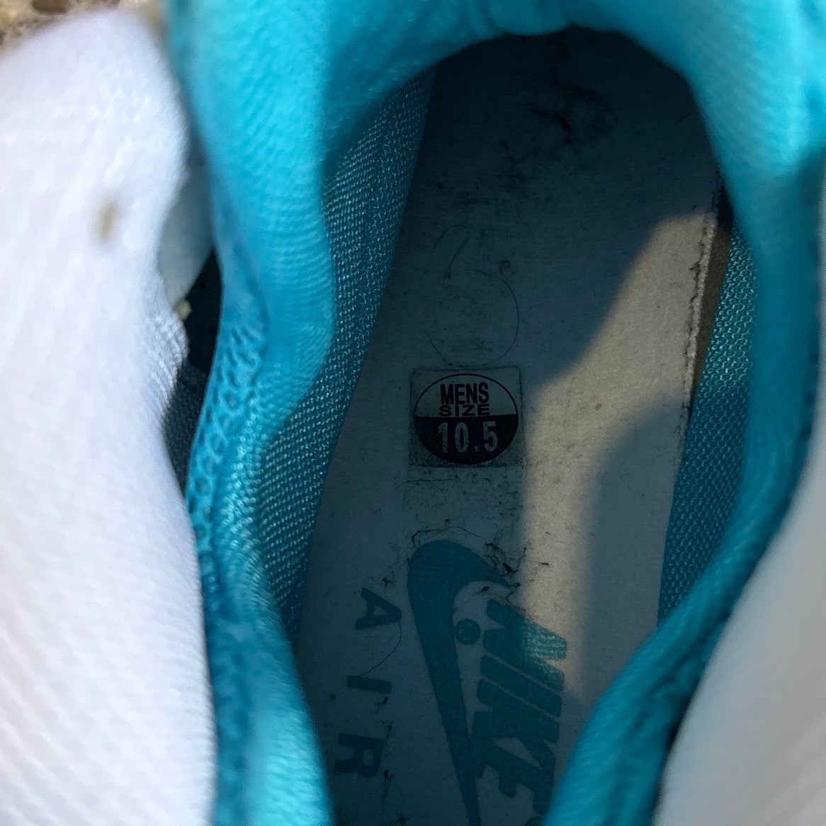 Nike Air Max Jr Chlorine Blue White 2011 Basketball 442478-100 Men's Size 10.5 thumbnail 11