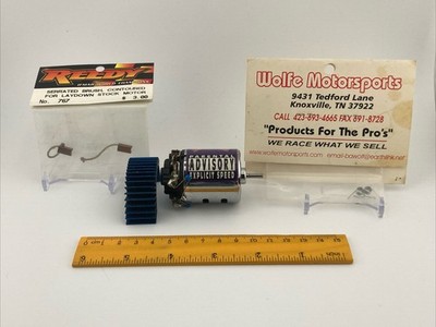 Vintage Trinity X Star  Brushed RC Car Motor RC2098 XStar / Nos Brushes  Springs