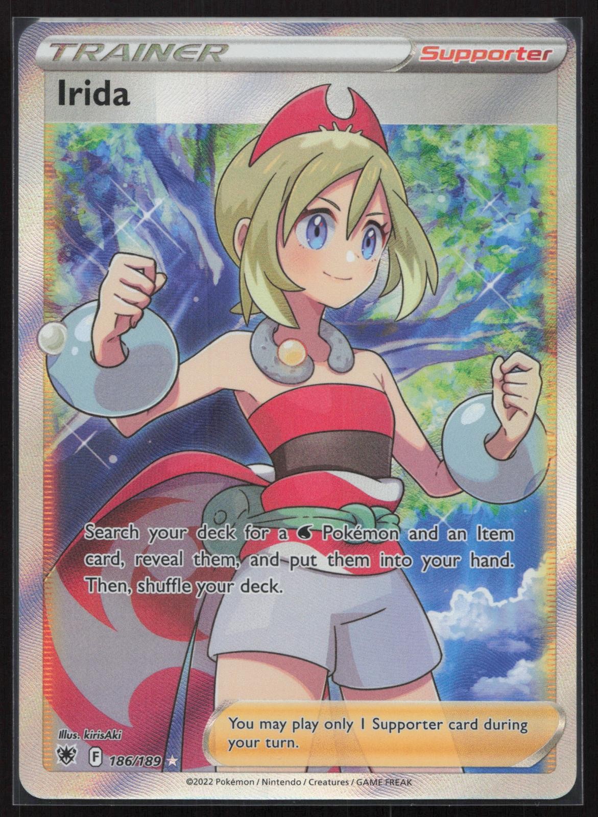 IRIDA ASTRAL RADIANCE 186/189 ULTRA RARE HOLO ASR POKEMON TCG CARD NM