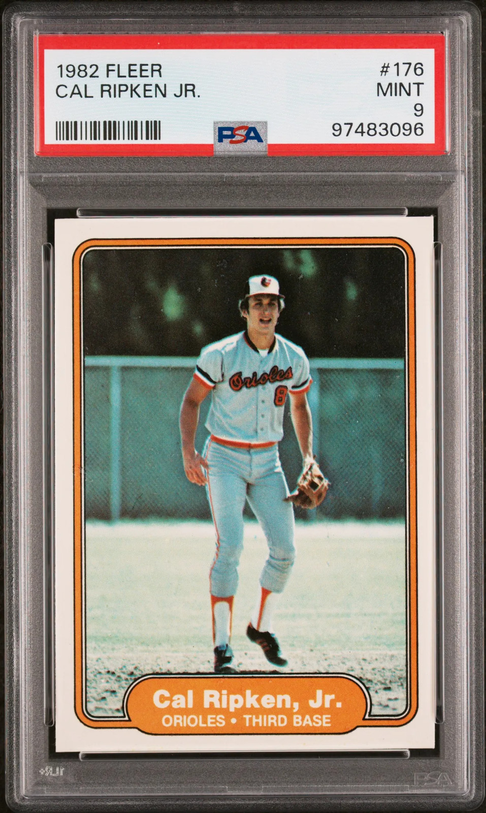 1982 Fleer Cal Ripken JR. #176 PSA 9