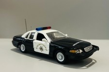California Highway Patrol Ford Crown Victoria 1/43 Scale With Display Case