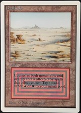 MTG Magic the Gathering:  Unlimited - BADLANDS - Rare