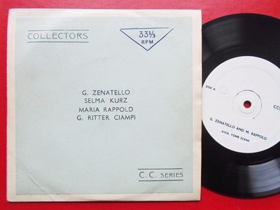 Collectors EP CCS1002 EX/EX 1960s picture sleeve, 33rpm, with Selma Kurz & Ma...