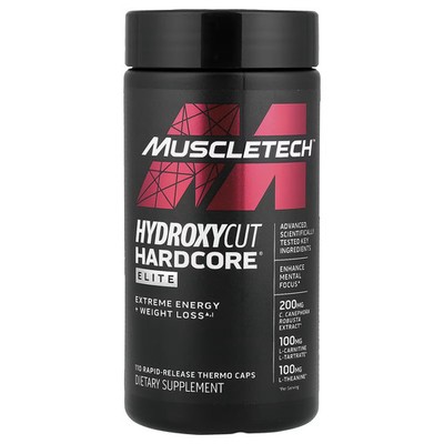 MuscleTech Hardcore Elite 110 Rapid-Release Thermo Caps Muscle Support