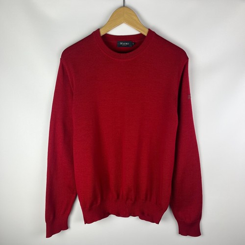 MAERZ Munchen Herren Merinowolle Pullover Gr Size 48