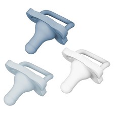 Dr. Brown's HappyPaci 100 3 Count Pack of 1 , 3-Pack, Blue/Light-Blue/White