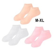 Silicone Socks for Cracked Feet Moisturizing for Men and
