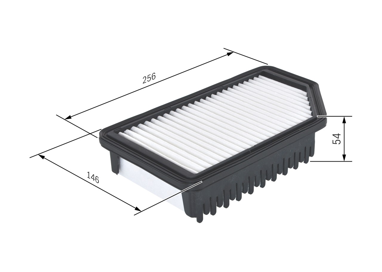 Bosch F026400350 Air Filter Insert Fits Hyundai Accent Veloster Kia Soul Rio New - Image 27