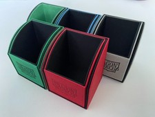 5 x Dragon Shield Commander 100 Karten Deck Boxen (rot, blau, grün, schwarz, weiß)