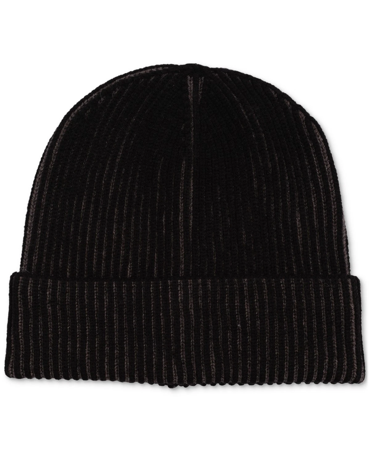 Alfani Men's Two-Tone Plated Beanie, Created for Macy's - Black