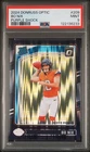 2024 Panini Donruss Optic #209 Bo Nix Purple Shock PSA 9