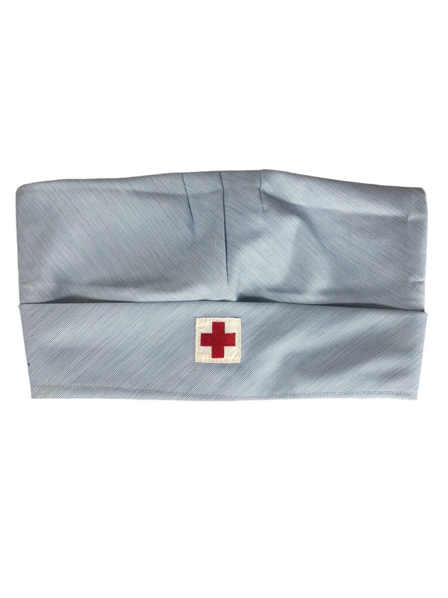 Vintage American Red Cross Blue Pin Stripe Uniform Cap | eBay