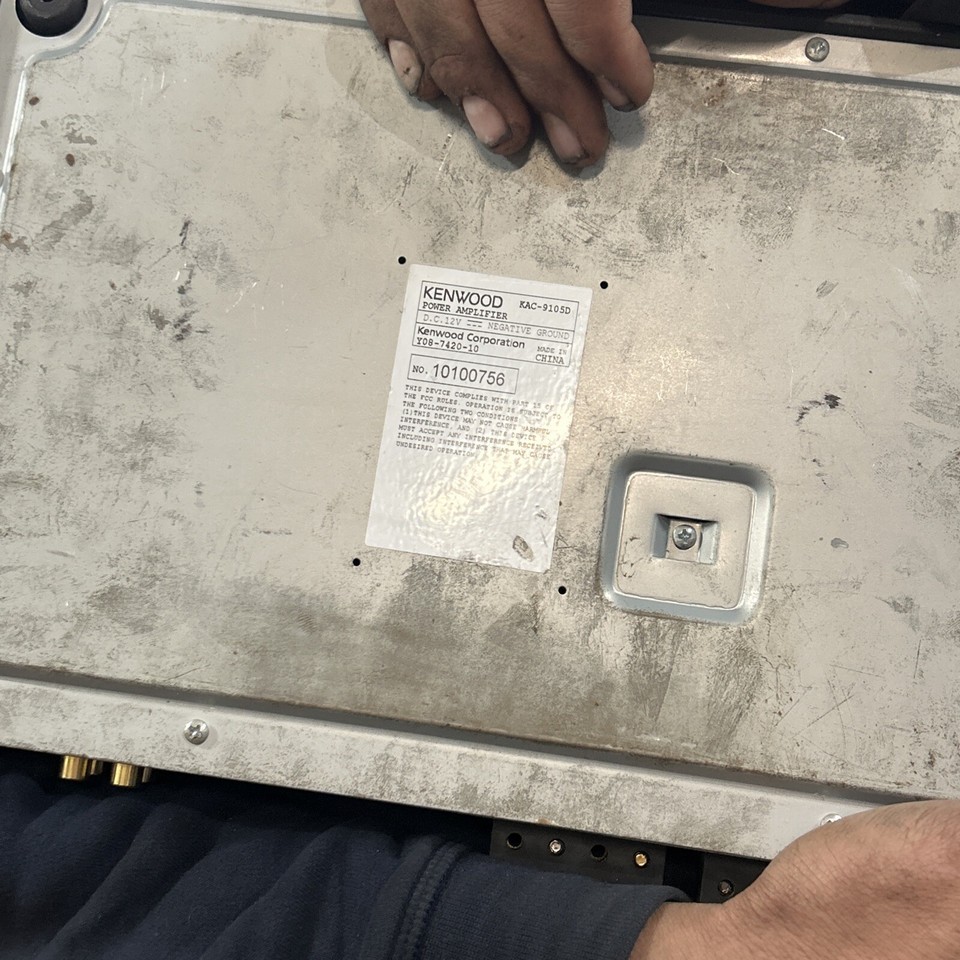 Kenwood KAC9105D Channel Class D Monoblock Mono Power Amplifier eBay